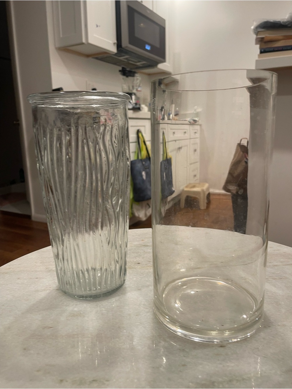 2 beautiful vases